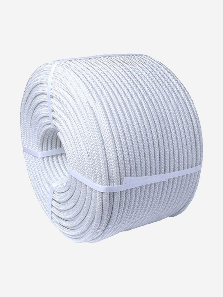 Фал плетеный Петроканат ТАЙФУН 8,0 мм, 1100 кг, 100 м, белый, бухта