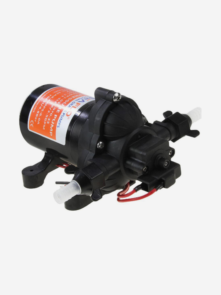 Комплект помывочный SeaFlo, 12V, 13.2 л/мин, 3,5 GPM, 4.8 BAR, 70 PSI