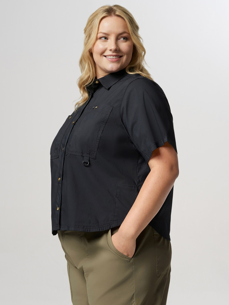 Рубашка с коротким рукавом женская Columbia Brea Falls Woven SS, Plus Size