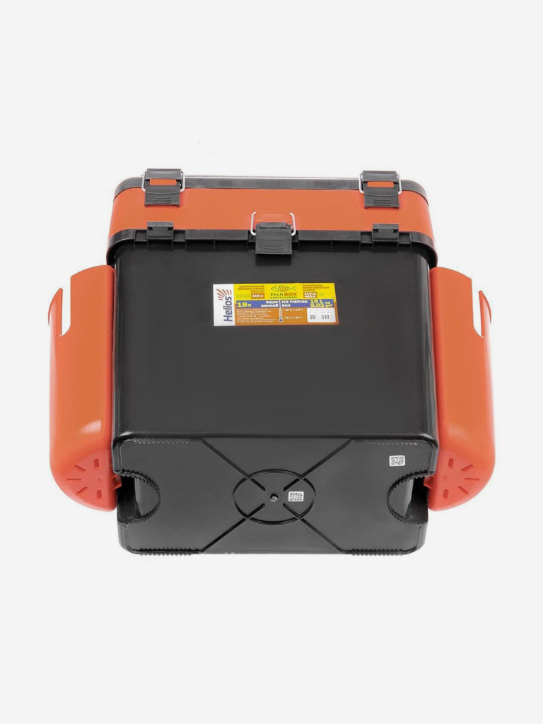 Ящик для зимней рыбалки Helios FishBox (19л) оранжевый