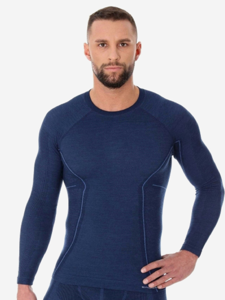 Футболка мужская с длинным рукавом Brubeck Active Wool