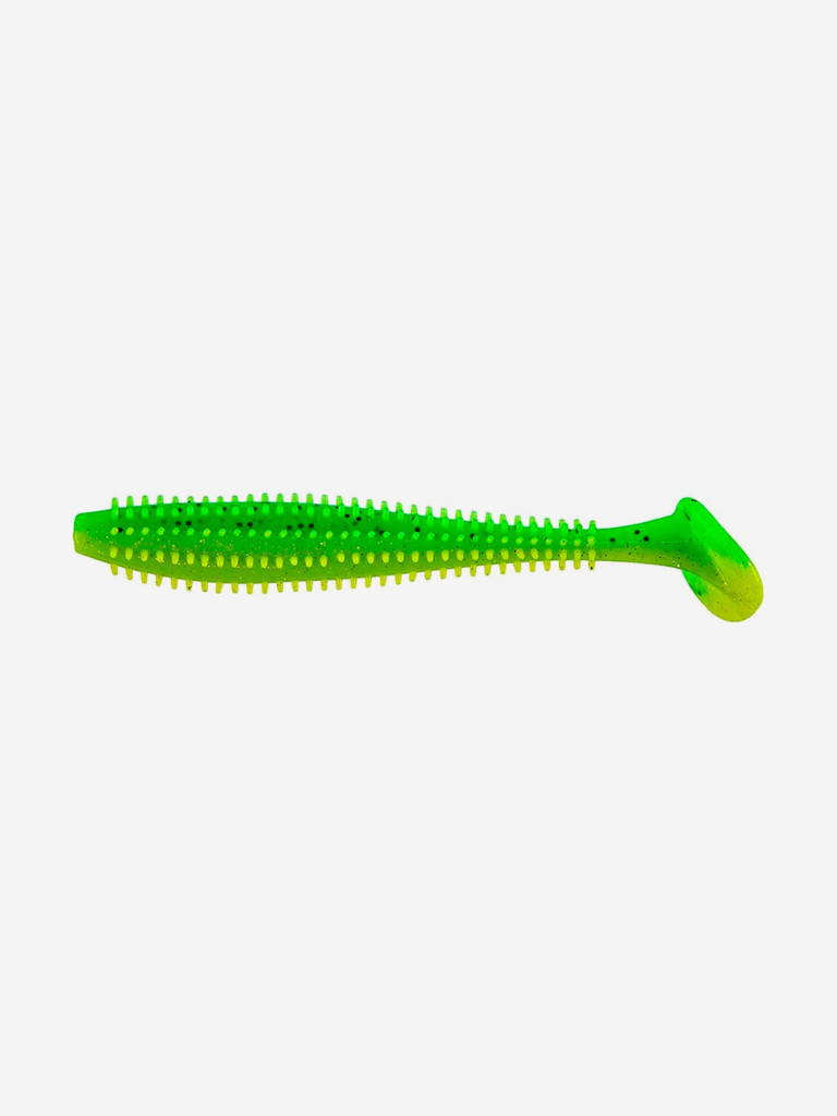 Мягкая приманка Helios Shaggy, 3,35'' / 8,5 см, Green Lime, 100 шт (HS-16-010-N)