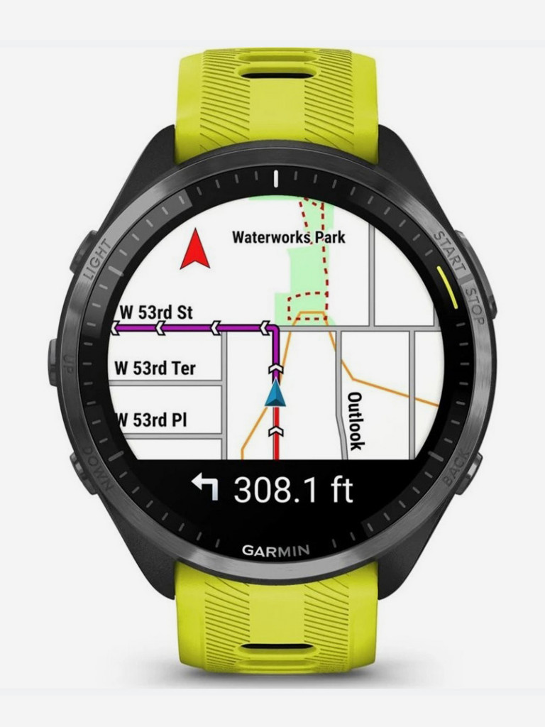 Спортивные наручные часы Garmin Forerunner 965 Amp Yellow — купить за 85990  руб. со скидкой 14 %, отзывы в интернет-магазине Спортмастер