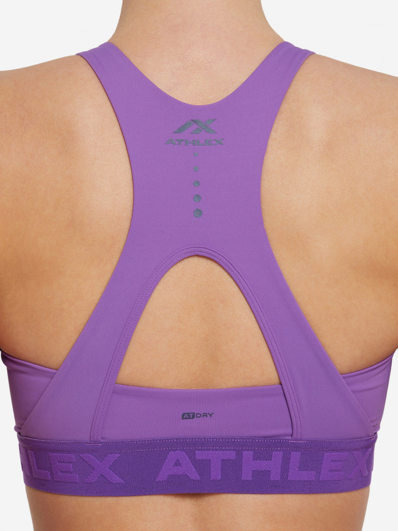 Спортивный топ бра Athlex Pulse+ 29755420299 Фиолетовый, размер 44,40,46,42, фото 4