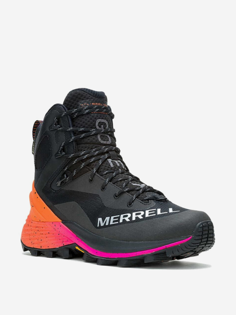 Ботинки Merrell Abrasion Resistant Slip Resistant Short Outdoor Boots Men's Black