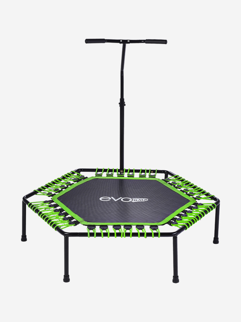Батут спортивный для фитнеса и джампинга EVO JUMP PRO, зеленый