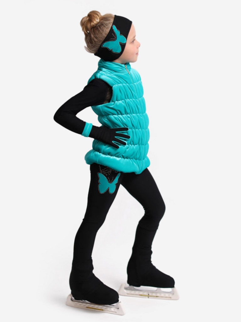 Жилетка для фигурного катания детская бархатная IceDress