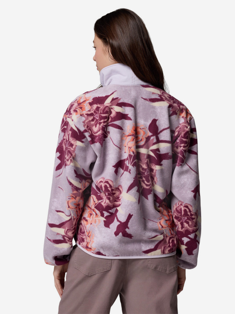 Джемпер флисовый женский Columbia Sequoia Grove Printed Half Zip