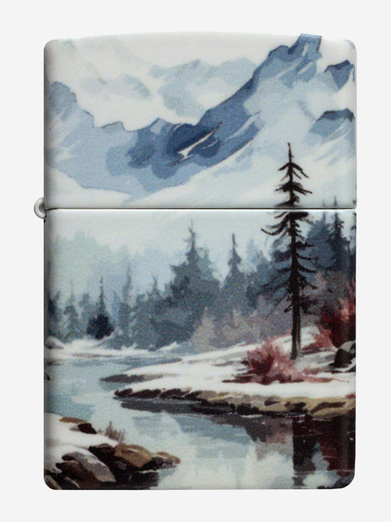 Зажигалка бензиновая ветроустойчивая Zippo Frozen Valley 540 Matte