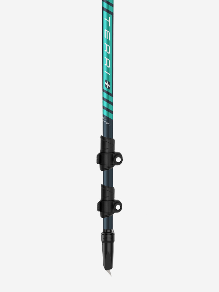 Палки для скандинавской ходьбы телескопические KV+ TERRI Clip 3 section telescope pole, max. 130 cm 26W03