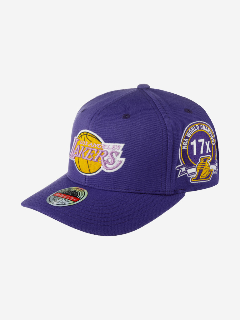 Бейсболка MITCHELL NESS HHSSINTL1266-LALPURP Los Angeles Lakers NBA