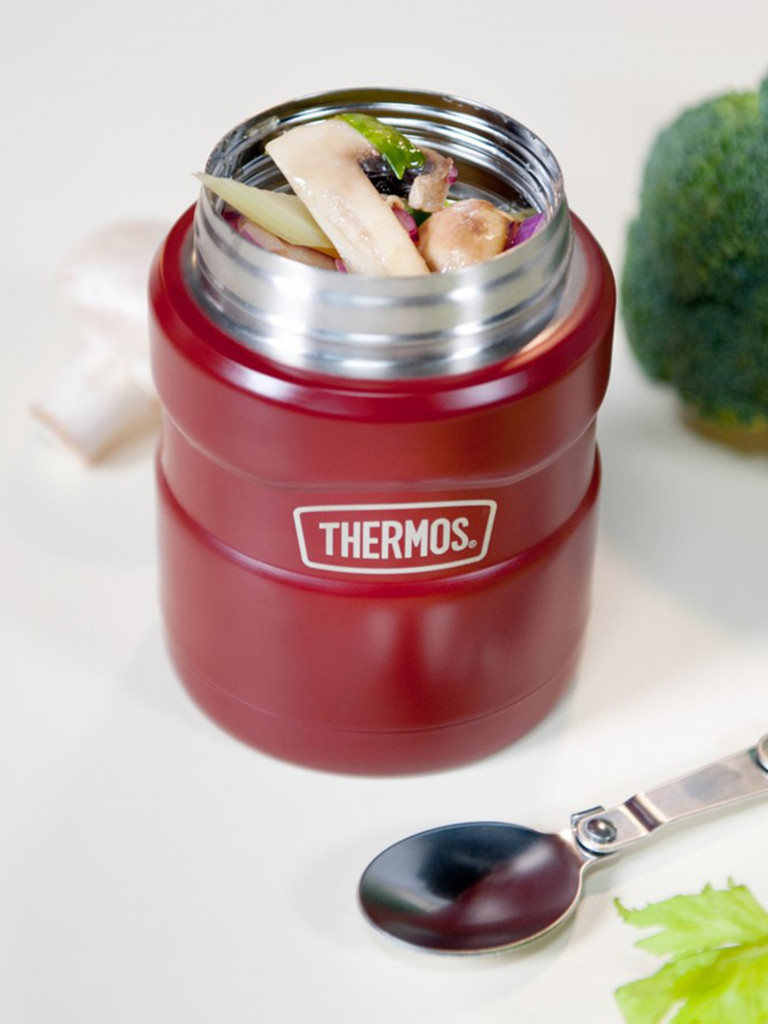 Термос для еды 470 мл THERMOS KING-3000 красный