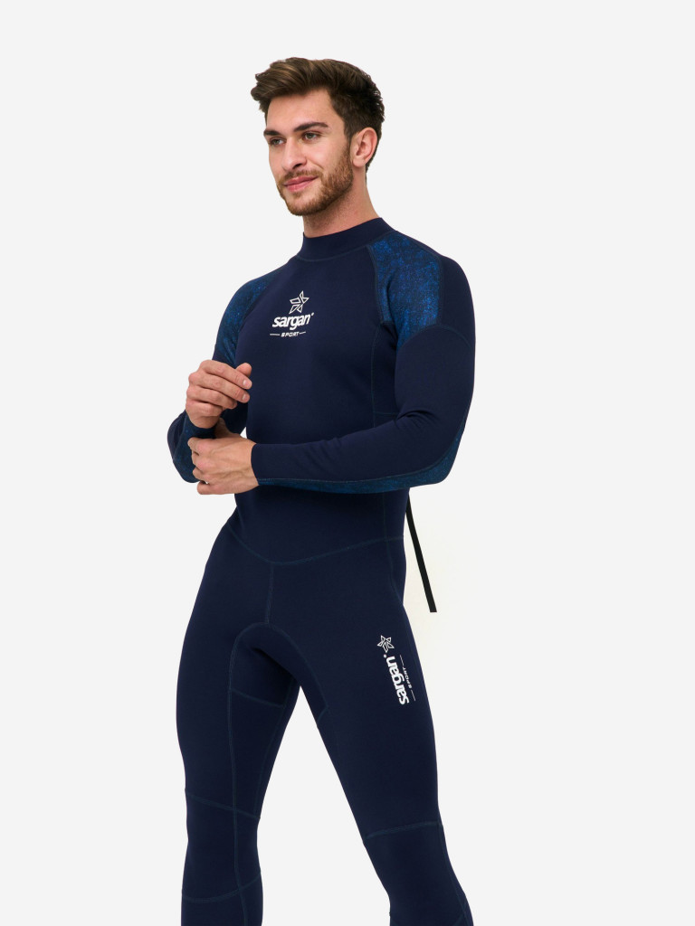 Гидрокостюм неопреновый длинный мужской 2мм SARGAN Sport