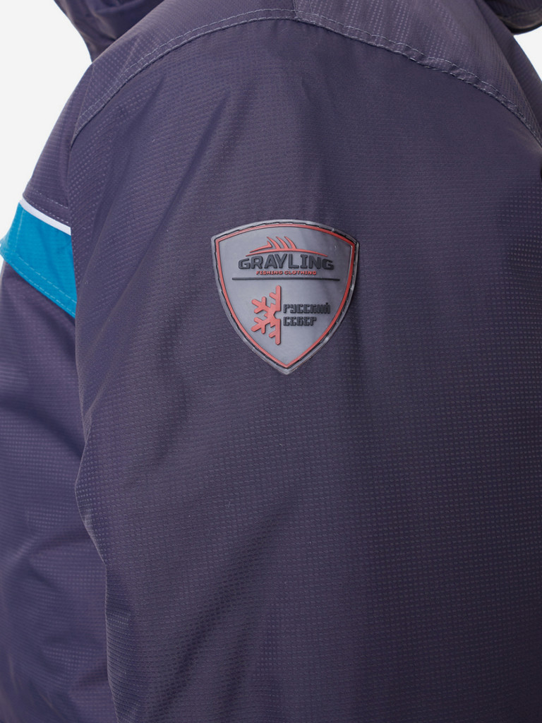Костюм для рыбалки зимний -35, GRAYLING, Соболь графит