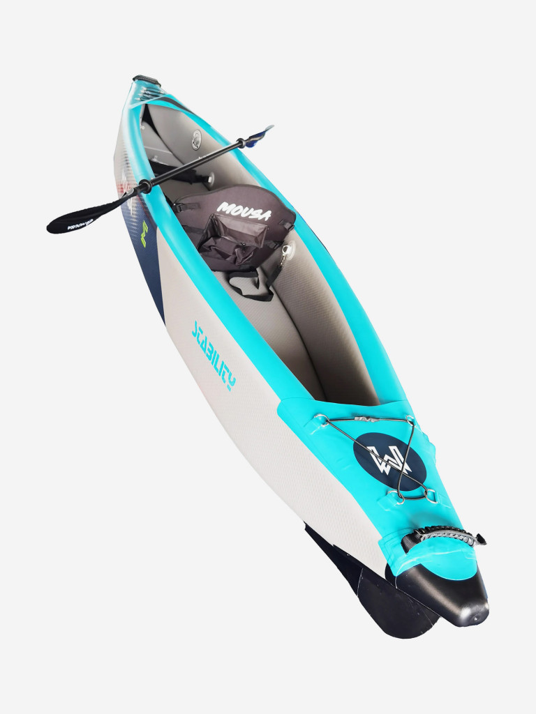 Каяк надувной Mousa Adventure Stability 391 см, 1-местный