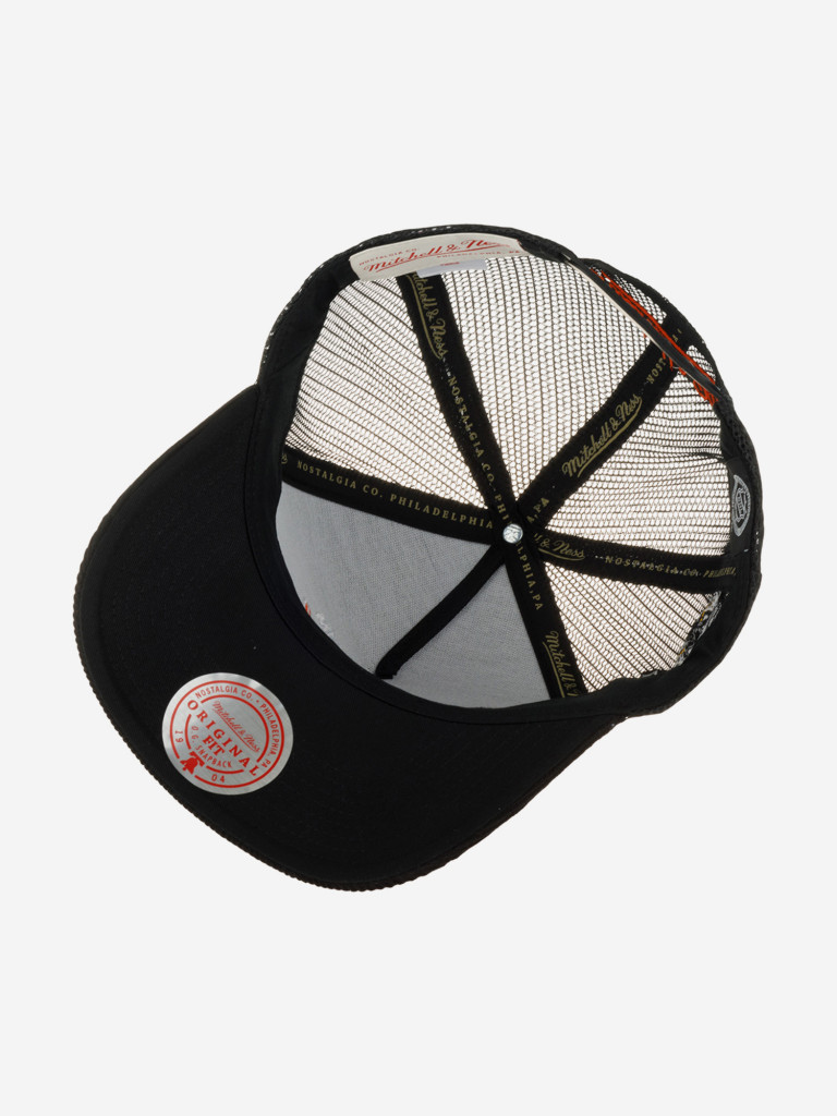 Бейсболка с сеточкой MITCHELL NESS HHSS6005-ADUYYPPPBLCK Anaheim Ducks NHL