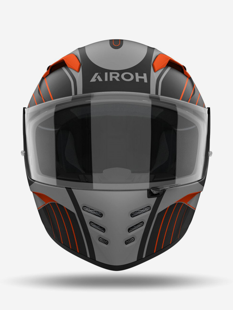 Мотошлем интеграл Airoh CONNOR ACHIEVE Orange Matt