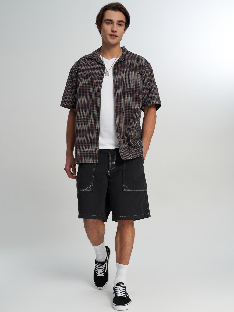 Рубашка с коротким рукавом мужская Quiksilver Mercury Double Zero