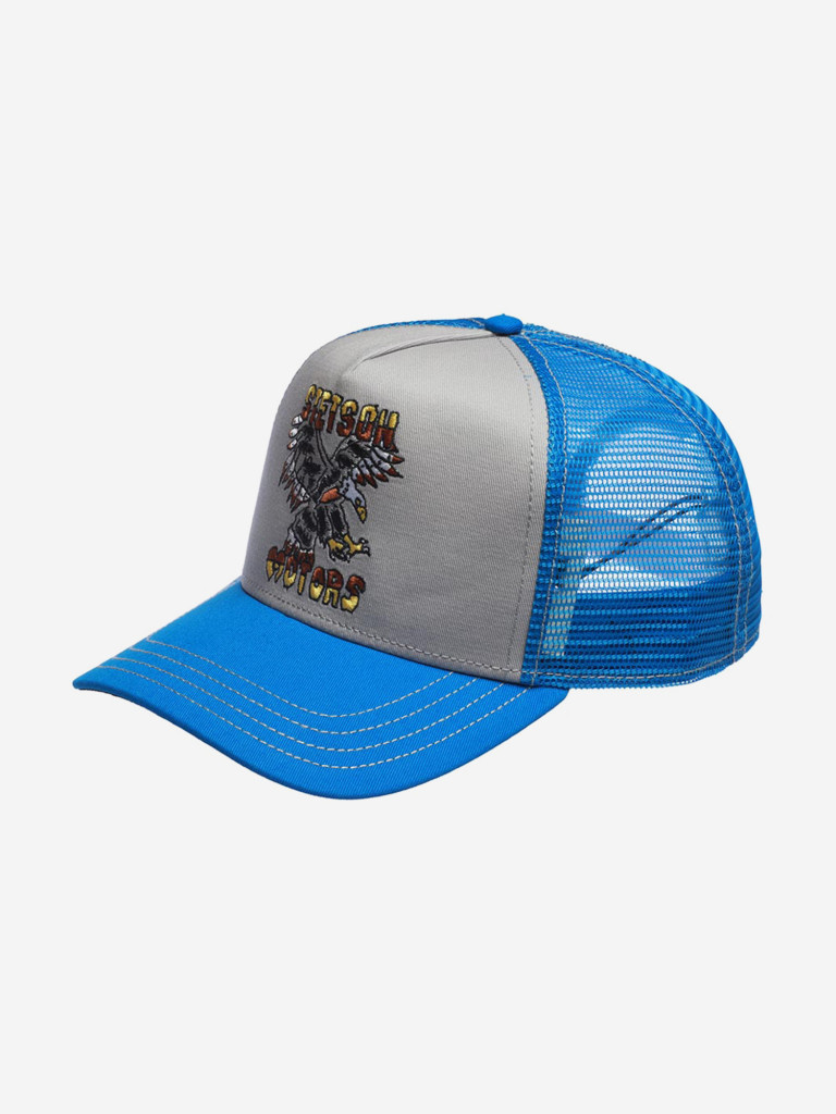 Бейсболка с сеточкой STETSON 7751161 EAGLE (голубой)