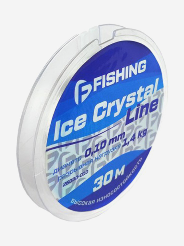 Леска F-FISHING Ice Crystal Line 30м 0,10мм