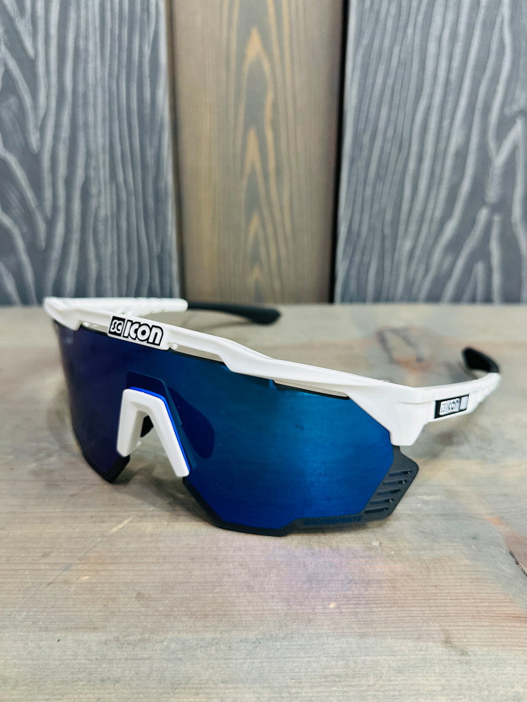 Очки спортивные Scicon AeroShade Kunken оправа White Gloss линза SCNPP Multimirror Blue