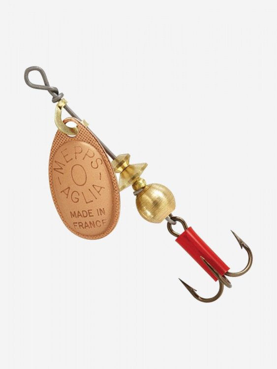 Блесна для рыбалки вертушка Mepps AGLIA 0, Copper, 1 штука