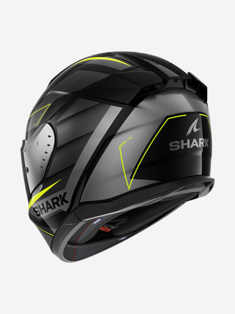 Мотошлем интеграл Shark D-SKWAL 3 SIZLER Black/Anthracite/Yellow
