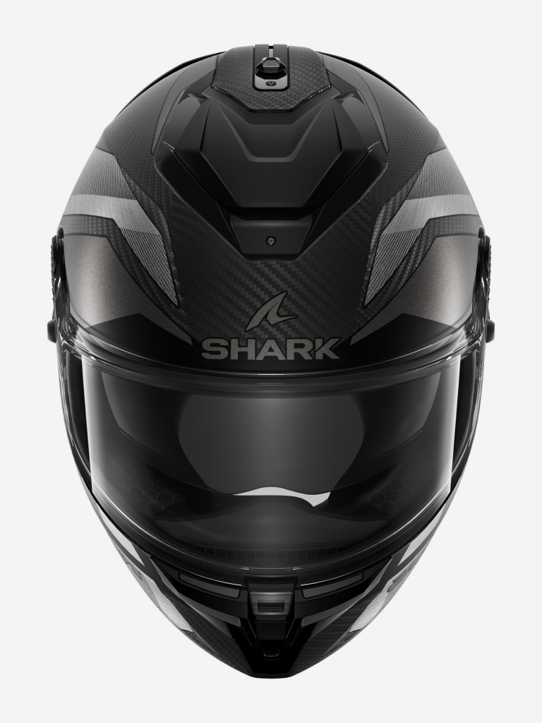 Мотошлем интеграл SHARK SPARTAN GT PRO RITMO CARBON MAT Black/Silver/Chrome