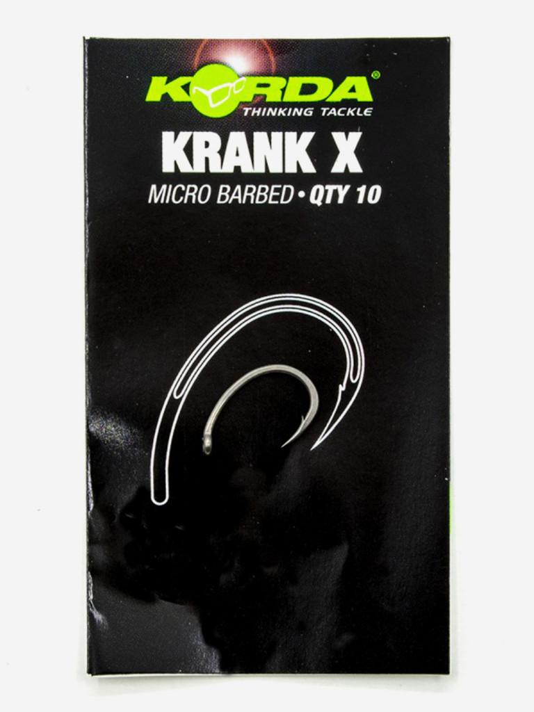 Крючок KORDA Krank-X №2 с бородкой 10шт