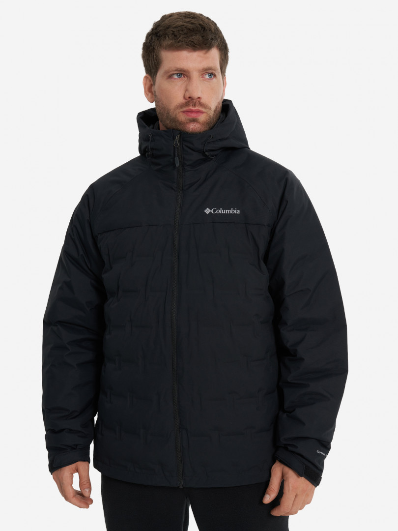 Пуховик мужской Columbia Grand Trek II Down Hooded Jacket, Plus Size 26815090299 Черный, размер 60, 62,64, 66,54, 56, фото 2