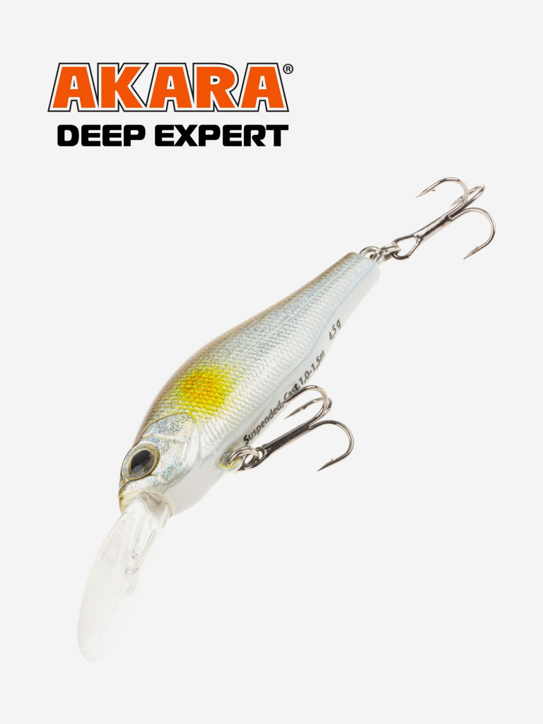 Воблер Akara Deep Expert суспендер, на окуня, щуку, голавля 50 мм. 4,5 гр. A157
