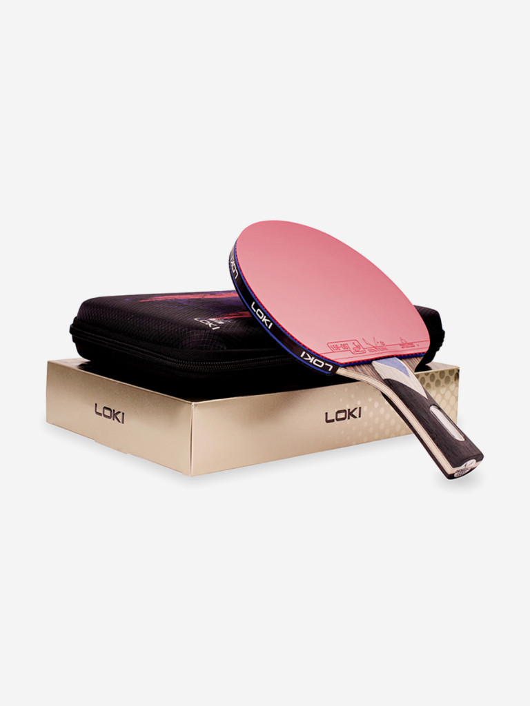Ракетка для настольного тенниса LOKI RXTON R7, OFF+, с чехлом (не важен пол и возраст)