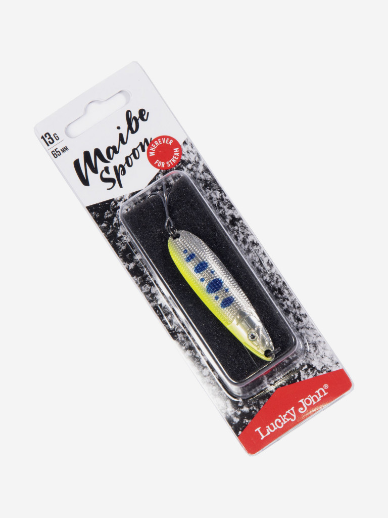 Блесна колеблющаяся Lucky John MAIBE SPOON, длина 65 мм, вес 13 г