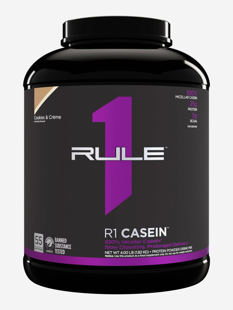 Протеин Rule 1 Casein, 1820 г, Печенье с кремом