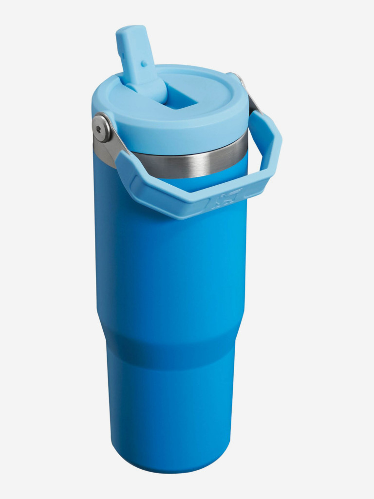 Термокружка Stanley IceFlow Flip Straw Tumbler, 890 мл, голубая