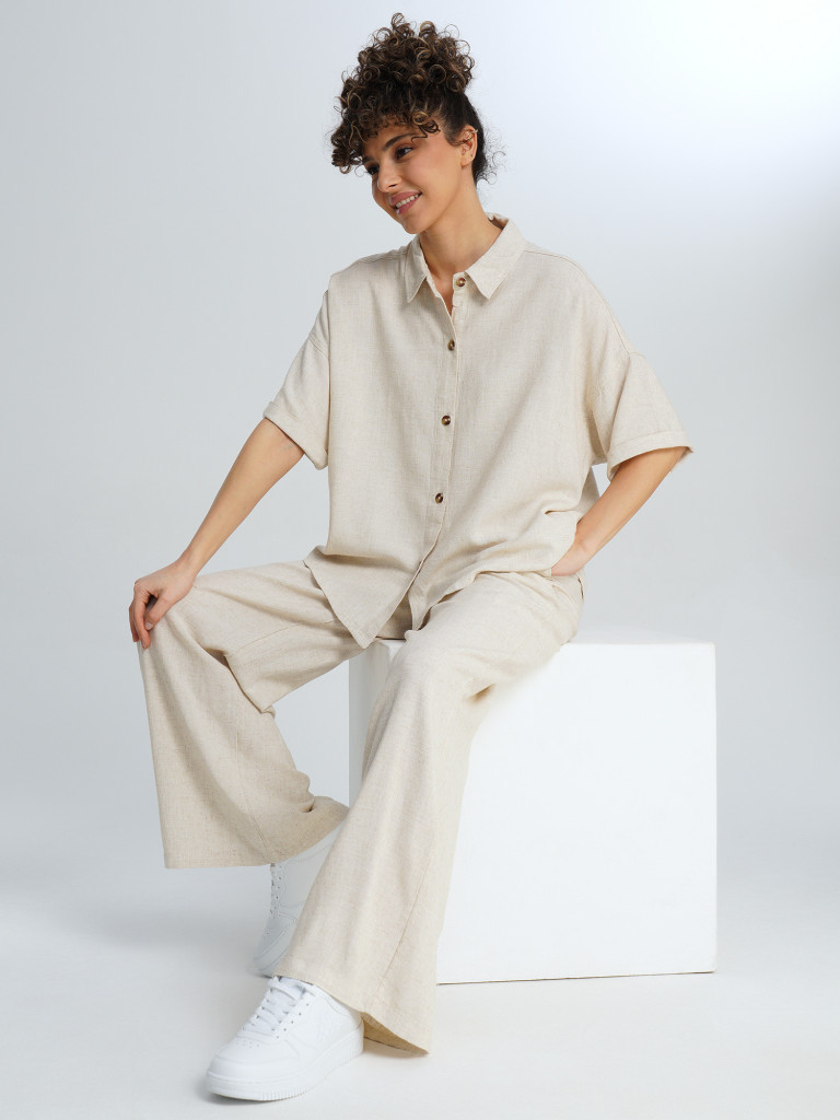 Рубашка с коротким рукавом женская Roxy Beachy Nostalgia