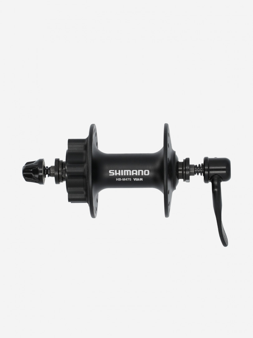 фото Втулка передняя shimano alivio hb-m475, 32 спицы, черный