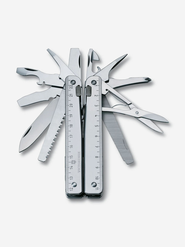 Мультиинструмент складной Victorinox SwissTool X Plus Ratchet, 115 мм, 40 функций, нейлоновый чехол