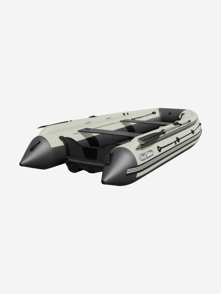 Лодка надувная Reef Triton (Риф Тритон) 340 NDFi c интегрированным фальшбортом, серо-оливковая