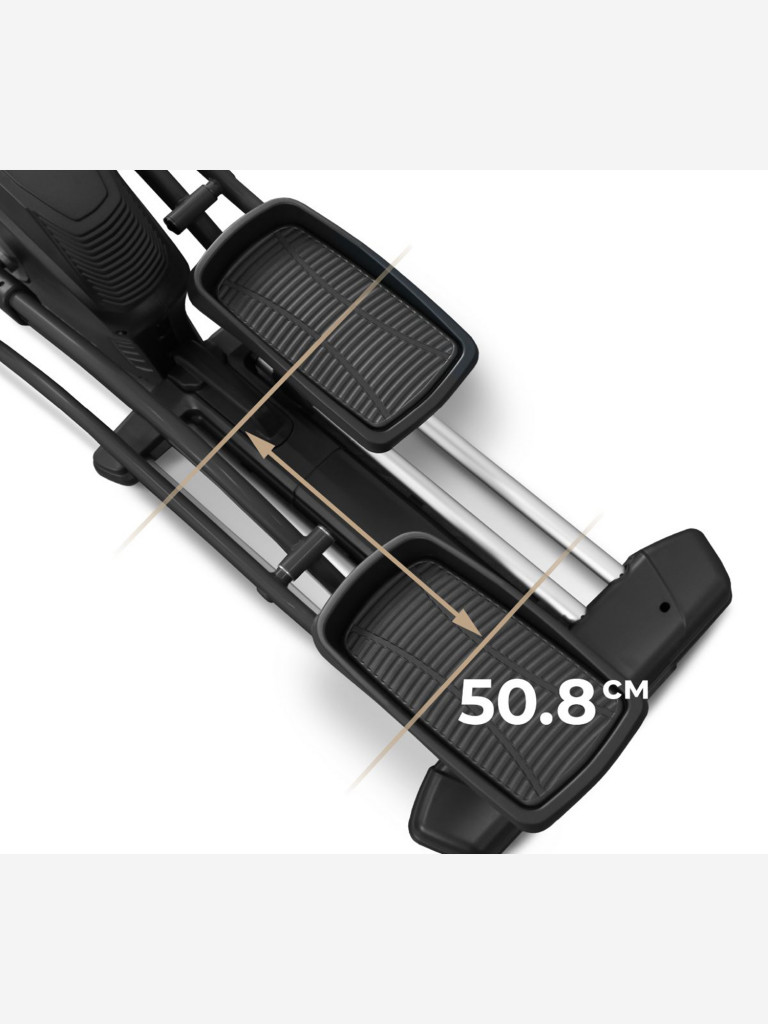 Эллиптический тренажер с автонаклоном профессиональный Bronze Gym X800M