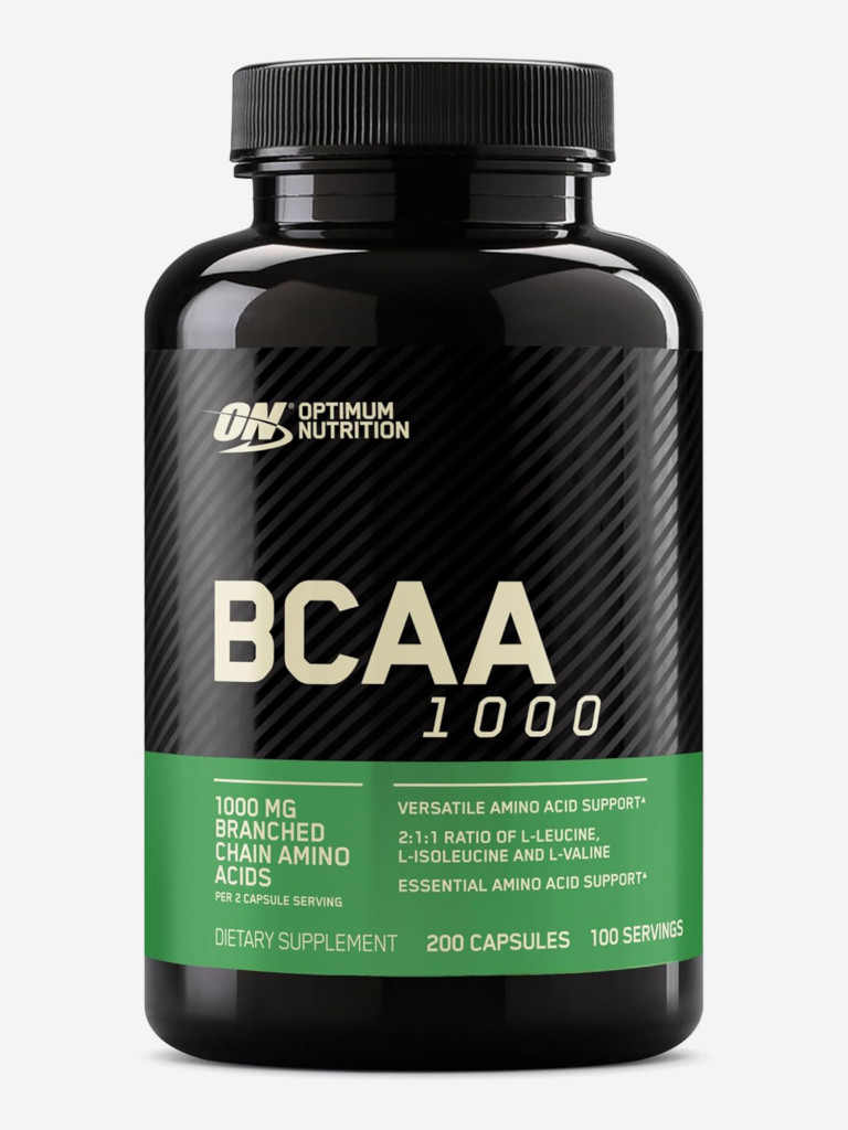 Аминокислоты Optimum Nutrition БЦАА 1000, 200 капсул