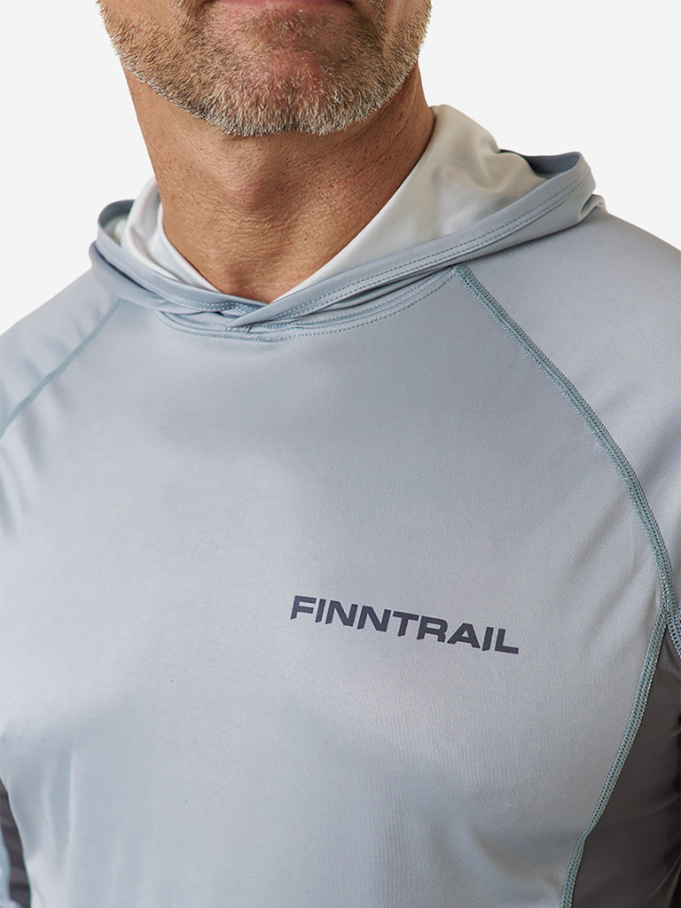 Лонгслив мужской FINNTRAIL Wave с капюшоном