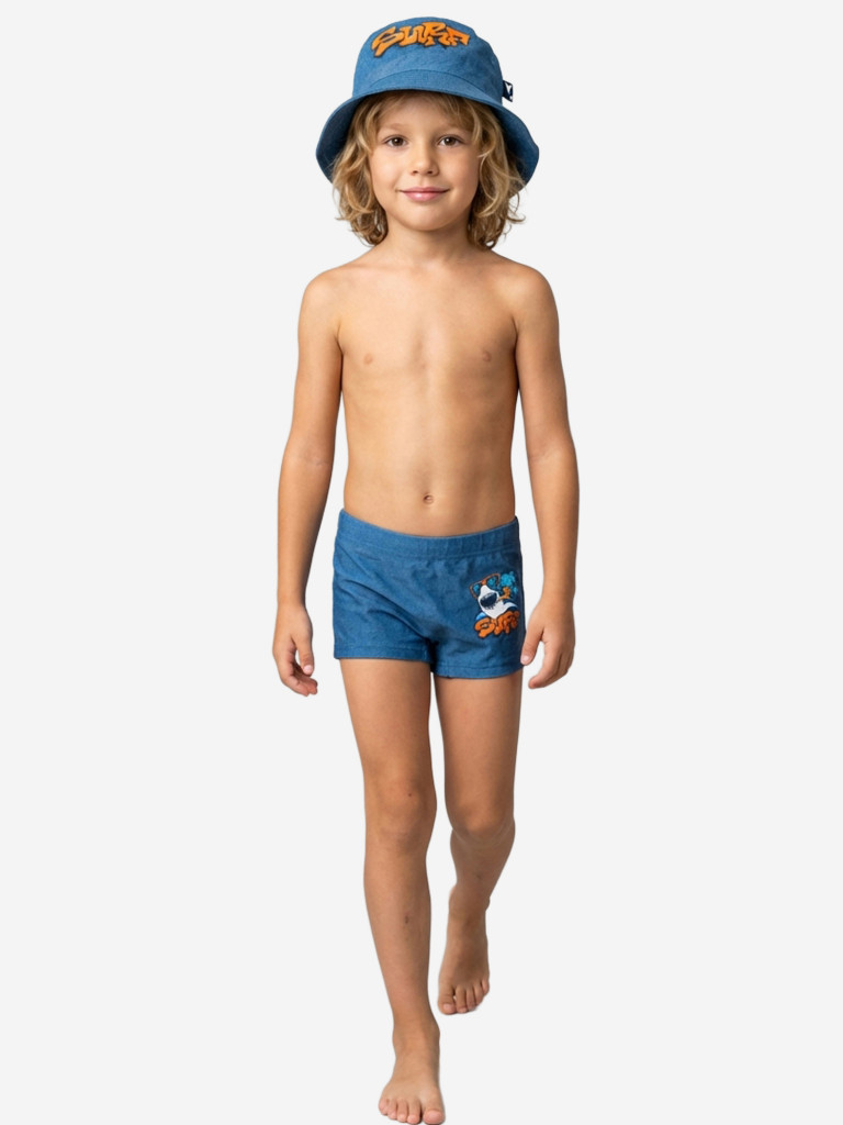 Комплект для мальчика: плавки-шорты, панама PlayToday