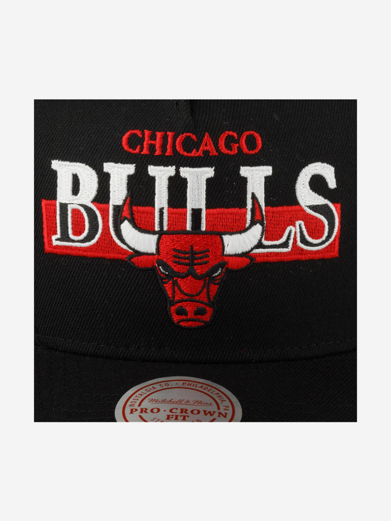 Бейсболка MITCHELL NESS HP8405-CBUBLCK Chicago Bulls NBA (черный)