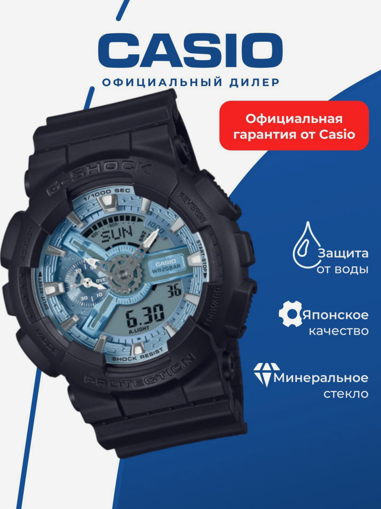 Спортивные часы CASIO G-SHOCK GA-110CD-1A2