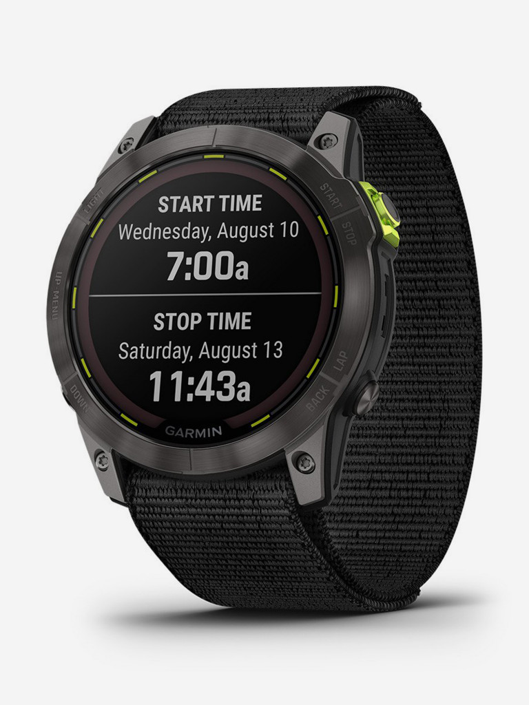 Спортивные часы Garmin Enduro 2 с титановым безелем и нейлоновым ремешком