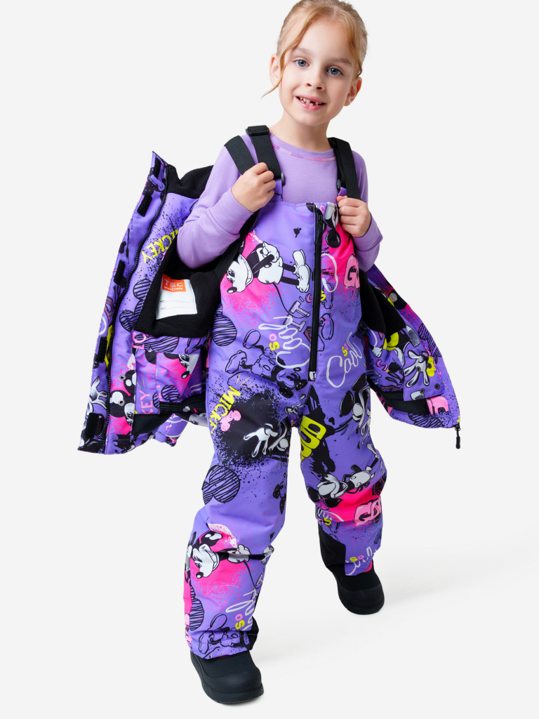 Комплект зимний для девочек: куртка, полукомбинезон PlayToday