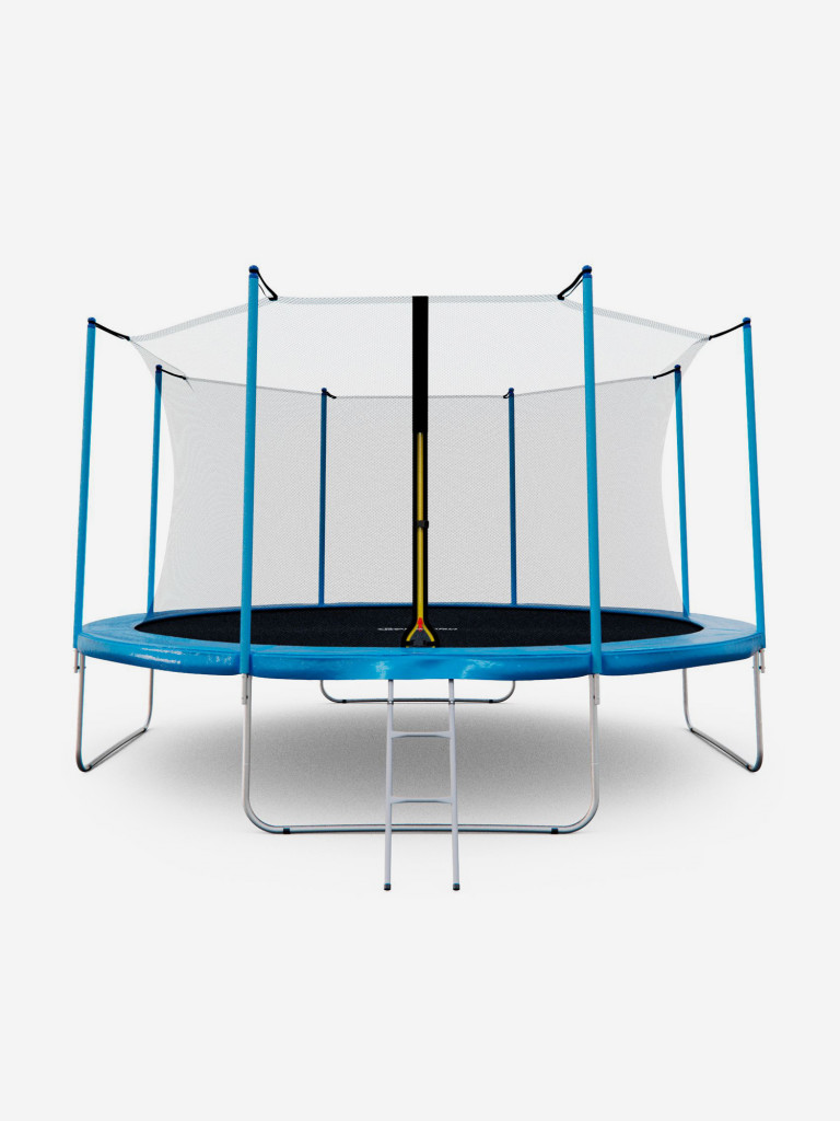 Батут каркасный с сеткой DFC Kondition 14 ft с лестницей