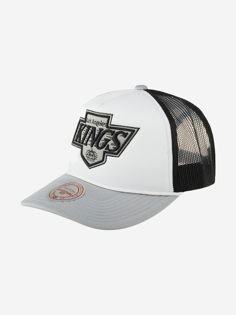 Бейсболка с сеточкой MITCHELL NESS HT8360-LAKWHIT Los Angeles Kings NHL (белый)