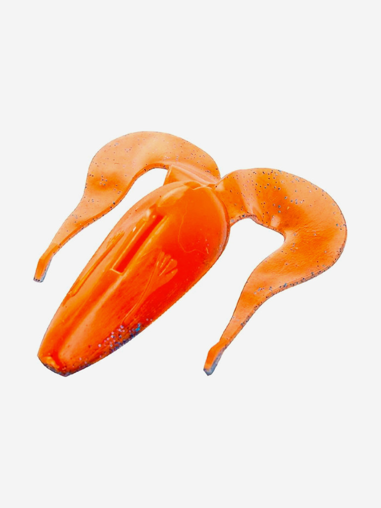 Мягкая приманка лягушка Helios Frog, 2,56" / 6,5 см, Star Blue & Orange, 7 штук (HS-21-044)